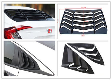 China Sport-Art-hinteres und Seitenauto-Fenster-Fensterläden für Honda Civic 2016 2018 fournisseur