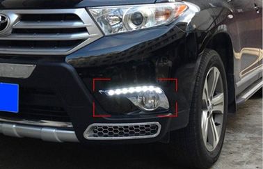 China Auto-Teil LED Tageslicht DRL für Toyota Highlander 2012 2013 mit Chromed Rim fournisseur