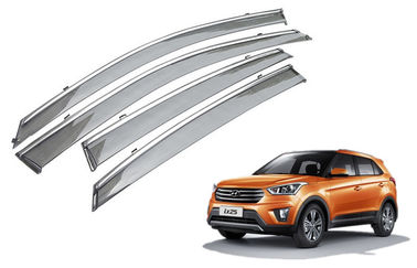 China Maßgeschneiderte Autofenster Visiere, Hyundai CRETA IX25 2014 Spritzgießerei Chrome Trim fournisseur