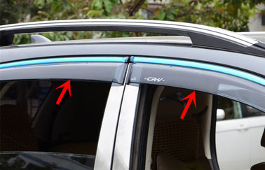 China HONDA CR-V-2012 Auto-Fenster-Masken, Edelstahl-Ordnungs-Streifen-Wind-Ablenker fournisseur