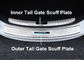 Edelstahl-Beleuchtungs-Türenflügel Schwanz-Tür-Schraubplatte Für Hyundai Elantra 2016 Avante fournisseur
